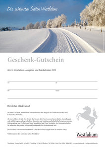 Gutschein Winter Druck A4