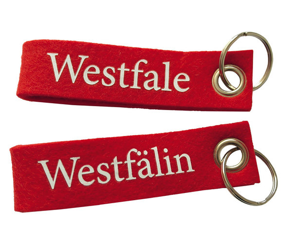 Schlüsselanhänger „Westfale/Westfälin“